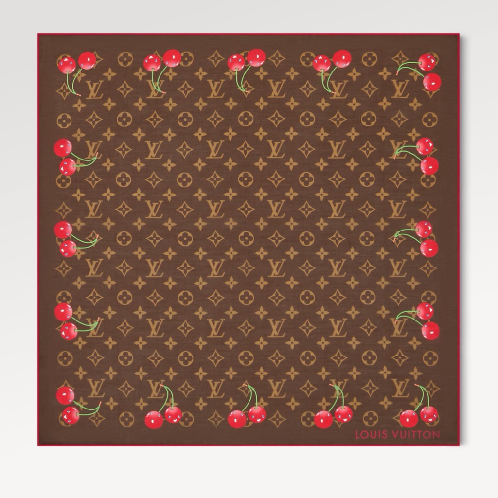 Louis Vuitton Xtm Murakami Cerice Cherry Monogram Square 55